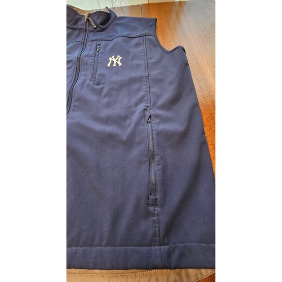 Majestic Homebase Collection New York Yankees Blue Full Zip Vest XXL - Picture 5 of 7